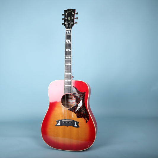 1977 Gibson Dove Custom Cherry Sunburst Acoustic Electric
