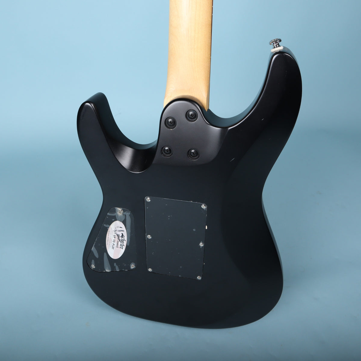 Angled view of the rear body showing the contoured bolt-on neck heel.