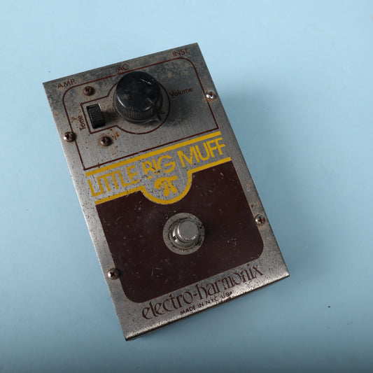 Overhead angled view of the faceplate graphics and controls.