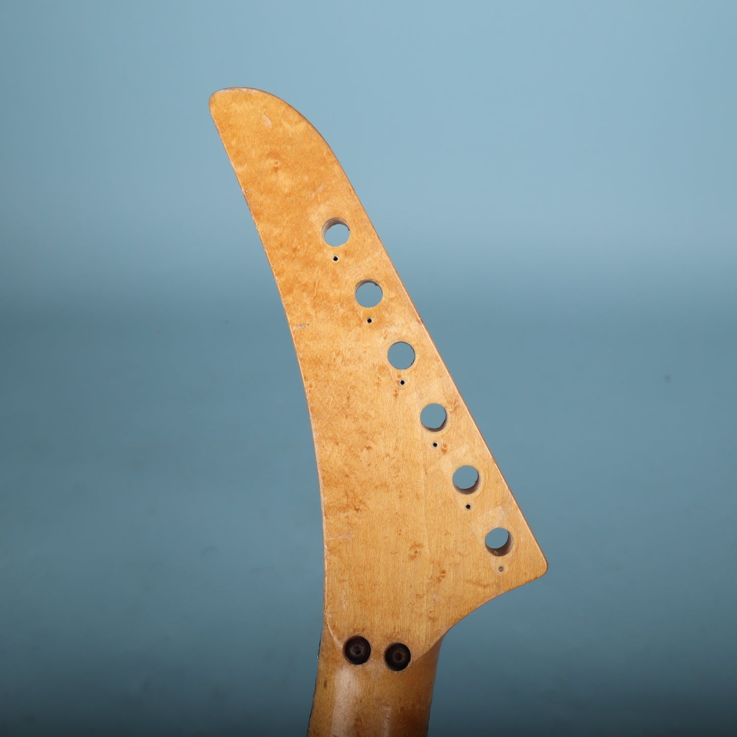 1980's Warmoth Birdseye Maple Explorer Guitar Neck Rosewood Floyd Rose Prep