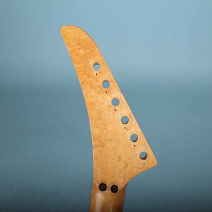 1980's Warmoth Birdseye Maple Explorer Guitar Neck Rosewood Floyd Rose Prep