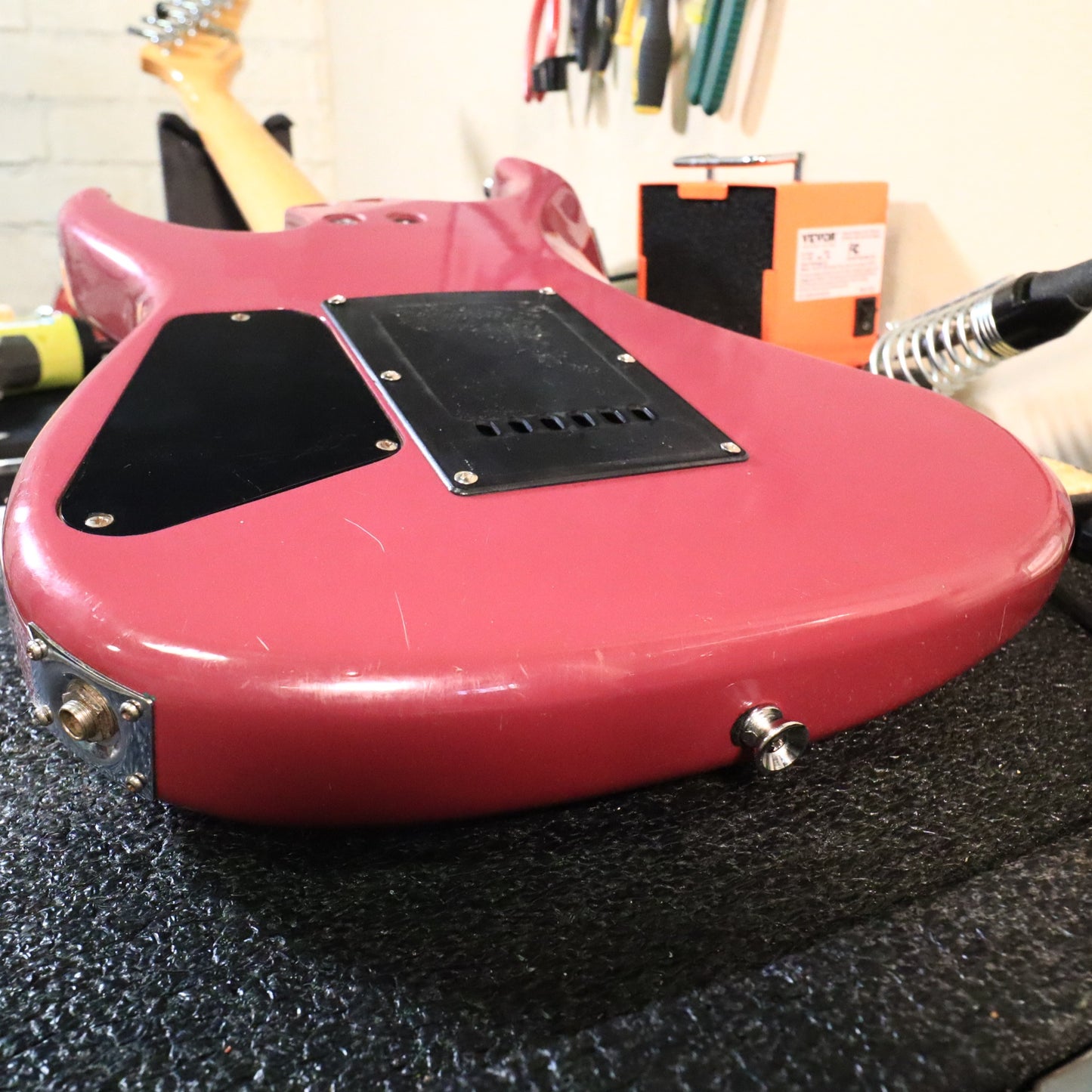 Westone Japan Superstrat in Magenta Reverse Headstock