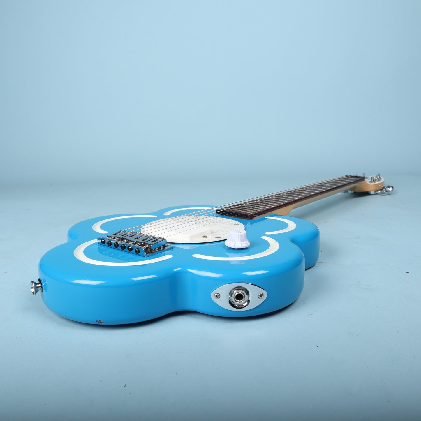 Debutante Daisy Rock Electric Guitar Short Scale 💙 Blue Flower