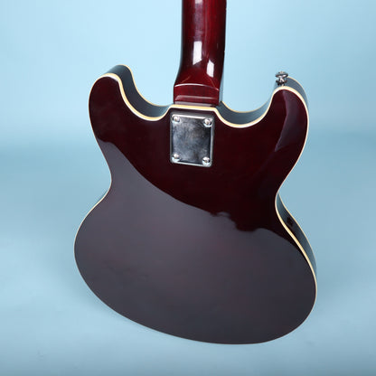 2001 Samick LA-30/TR Semi-Hollow Electric Guitar - Transparent Red