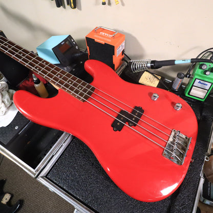 Memphis Precision Style Electric Bass Guitar Red Maple Neck