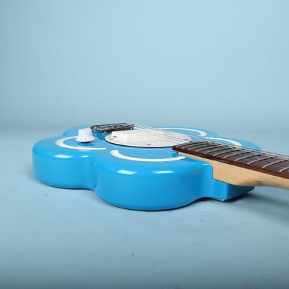 Debutante Daisy Rock Electric Guitar Short Scale 💙 Blue Flower