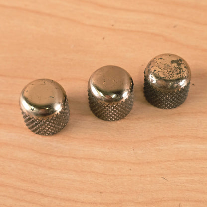 1980's Charvel Schecter Mighty Mite Vintage Brass Dome Knobs Set