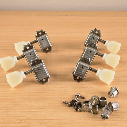 Kluson Deluxe Aged 3x3 Tuning Tulip Machines for Gibson