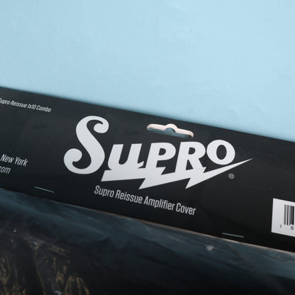 Close-up of packaging header card showing Supro branding and barcode.