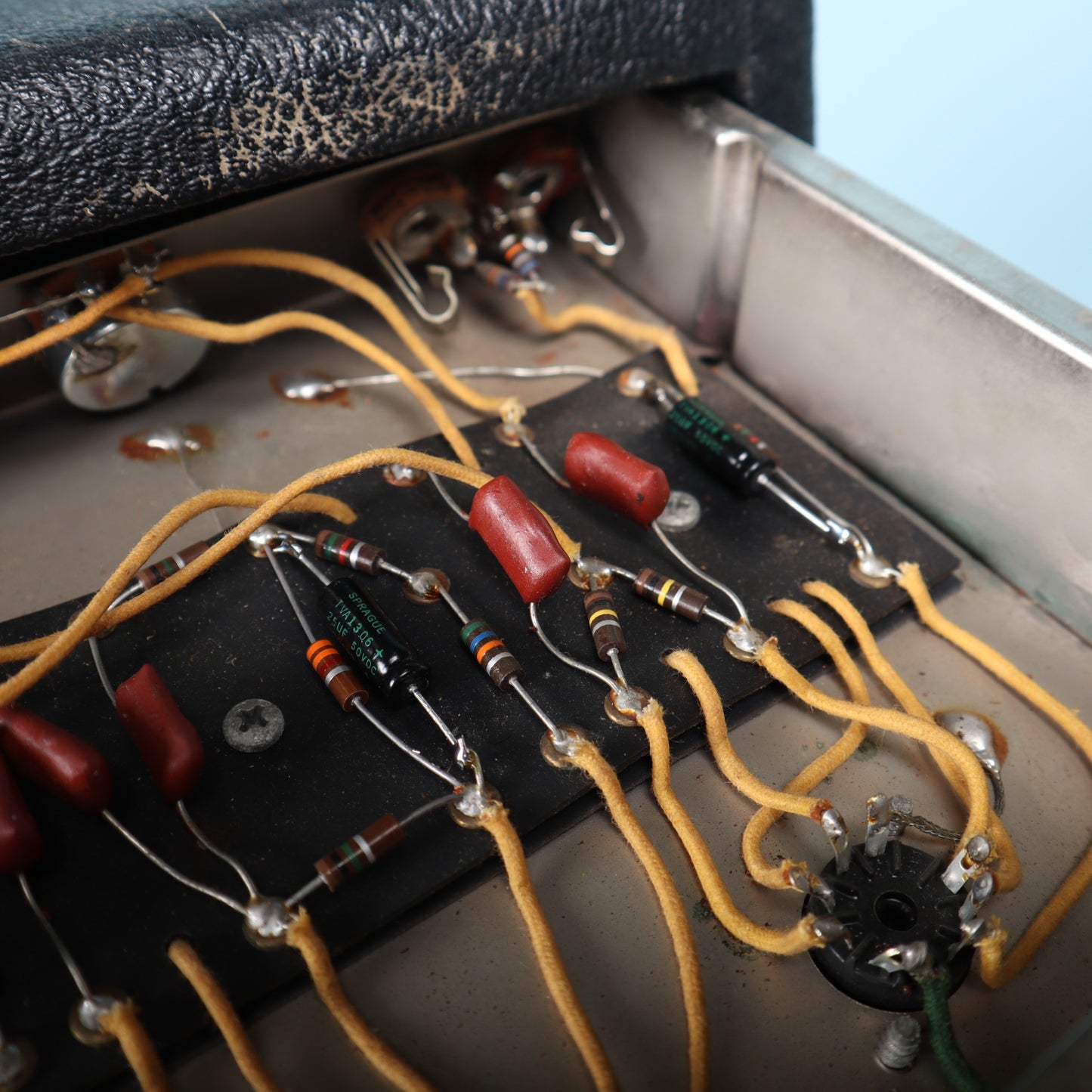 1964 Vintage Fender Princeton 6G2 Tuxedo Tube Combo Amp