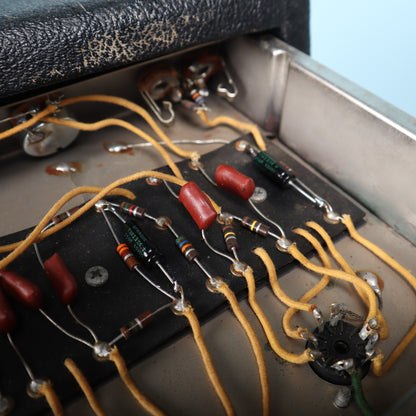 1964 Vintage Fender Princeton 6G2 Tuxedo Tube Combo Amp