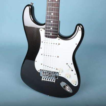 1989 Fender MIJ Stratocaster Black Flake Floating Tremolo
