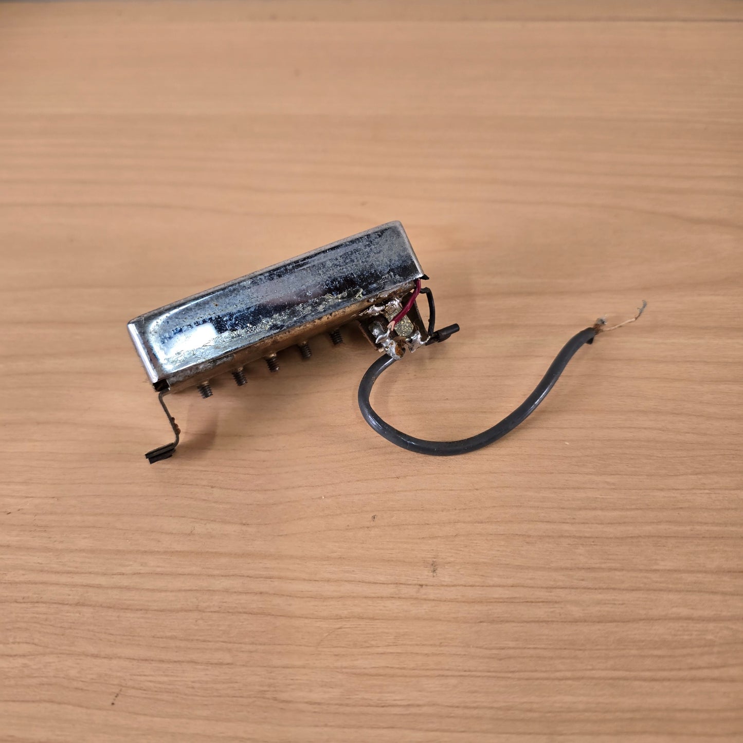 1970's Vintage Guild Anti-Hum LB-1 Little Bucker Bridge Pickup Chrome