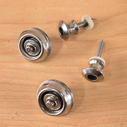 Dunlop Original Straplok Strap Retainer System -Chrome