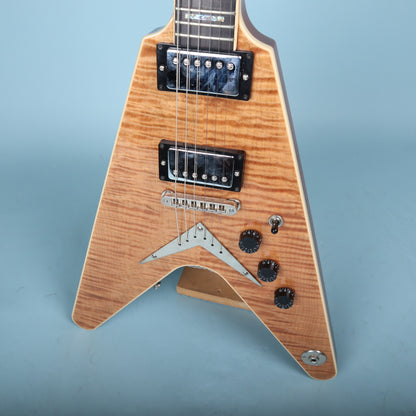 2003 Dean USA V Flame Maple Top Electric Guitar Mahogany Neck