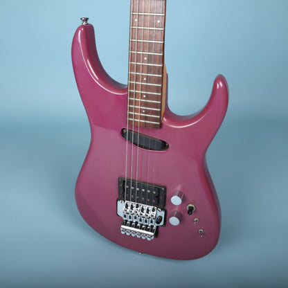 Westone Japan Superstrat in Magenta Reverse Headstock