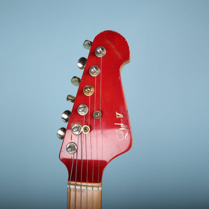 1980s LTD V Single Humbucker Electric Guitar Red Made in Japan