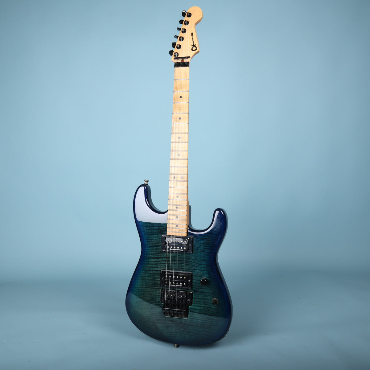 2013 Charvel San Dimas Style 1 HH Blue Burst Made in Mexico Electric Guitar