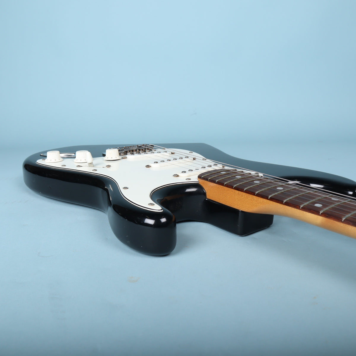 1984 Squier Stratocaster 72 Reissue Big Headstock SQ Electric Guitar Black Japan
