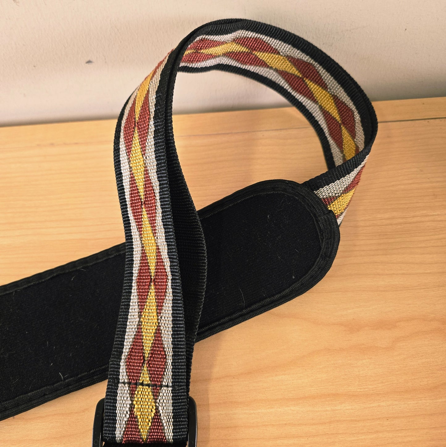 Planet Waves Woven Geometric Guitar Strap with Bass Shoulder Pad