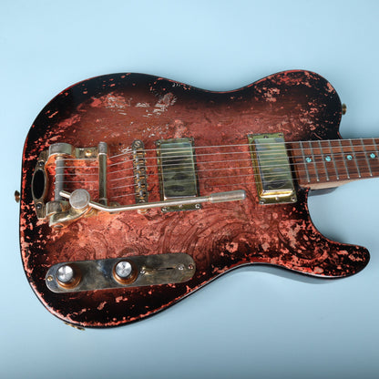 Wanderkauven Custom Shop Archangel T-Style Copper Leaf Flame Maple Neck