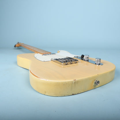 Vintage 1973 Fender Telecaster Electric Guitar Blonde Finish Maple