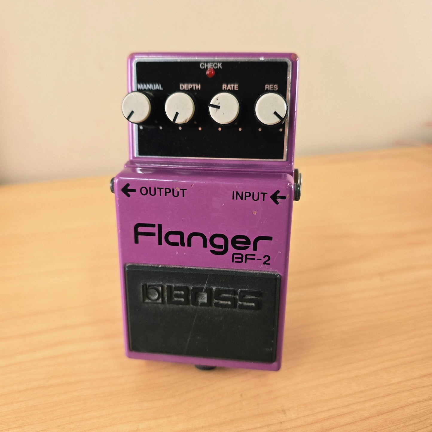 1990 Boss BF-2 Flanger Pedal Made in Taiwan ***Green Label***