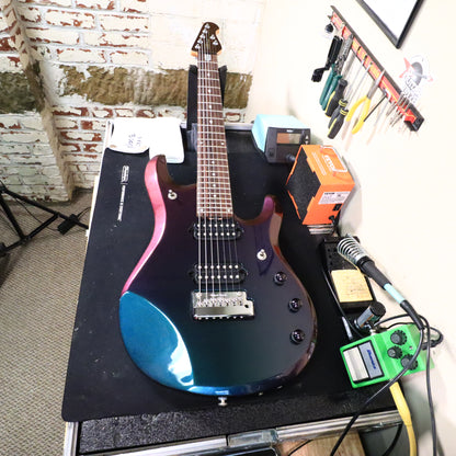 Ernie Ball Music Man JP7 John Petrucci Signature Mystic Dream Electric Guitar