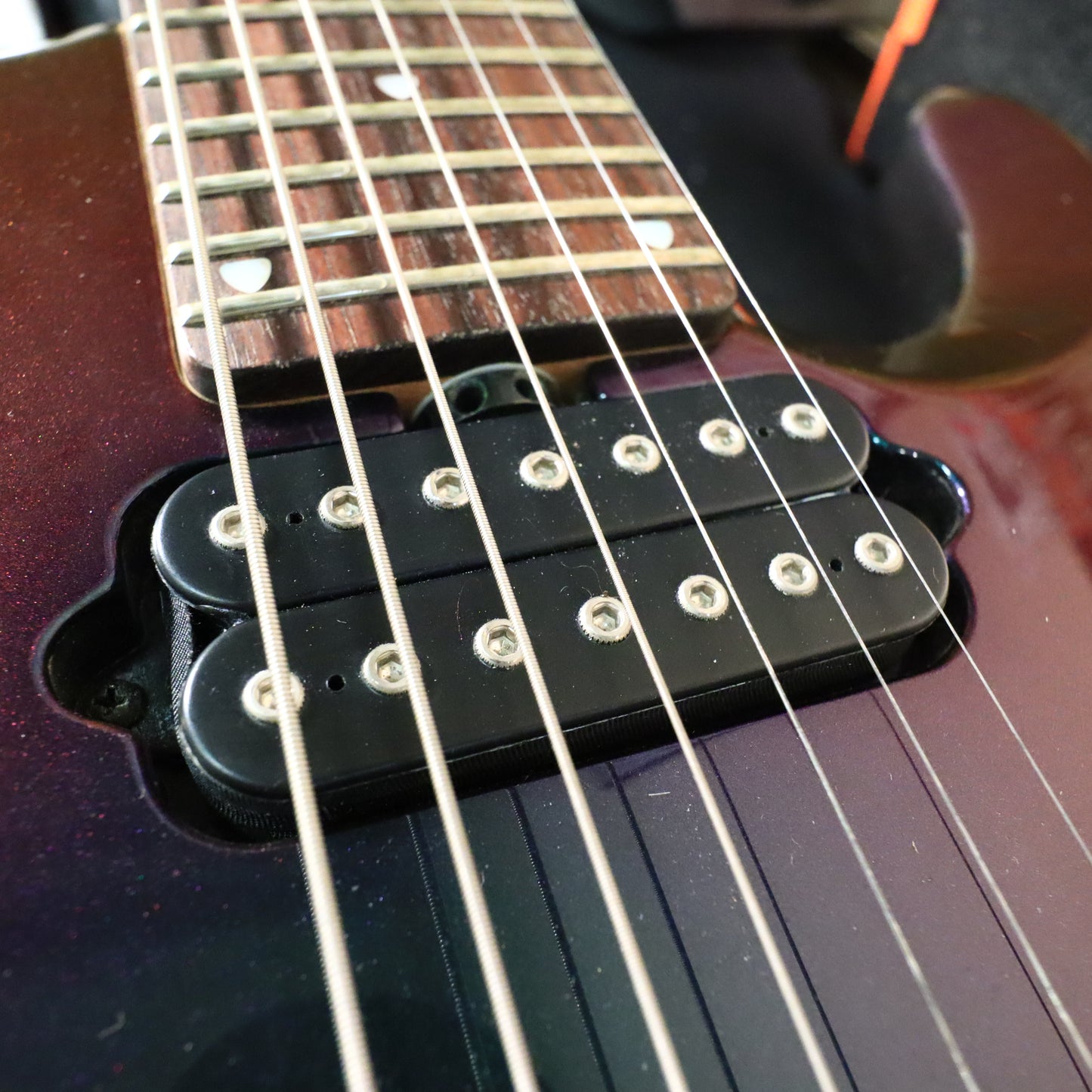 Ernie Ball Music Man JP7 John Petrucci Signature Mystic Dream Electric Guitar