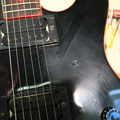 Memphis Tele 1980s Japan GB400/GB410 Red Black Widow Electric Guitar