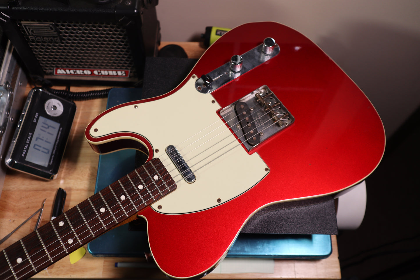 2007 Fender Telecaster Custom Tl-62 Bound Red Reissue Crafted in Japan CIJ