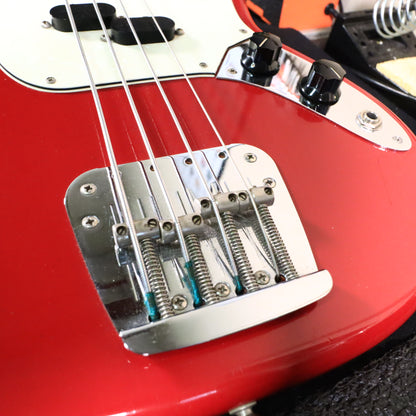 Fender 1968 Mustang Ferrari Dakota Red Short Scale Bass Guitar