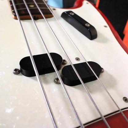 Fender 1968 Mustang Ferrari Dakota Red Short Scale Bass Guitar