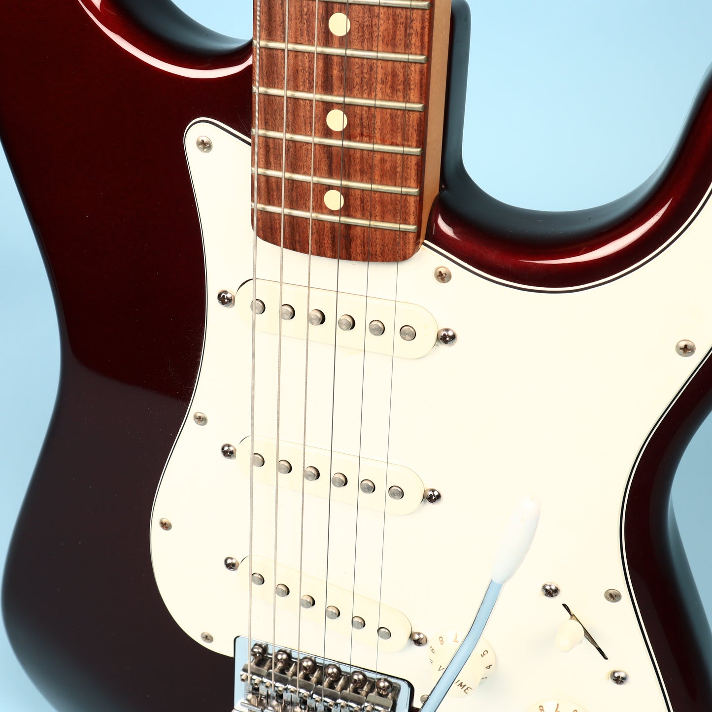 MIM Fender Stratocaster 2001 Electric Guitar Burgundy Mexico