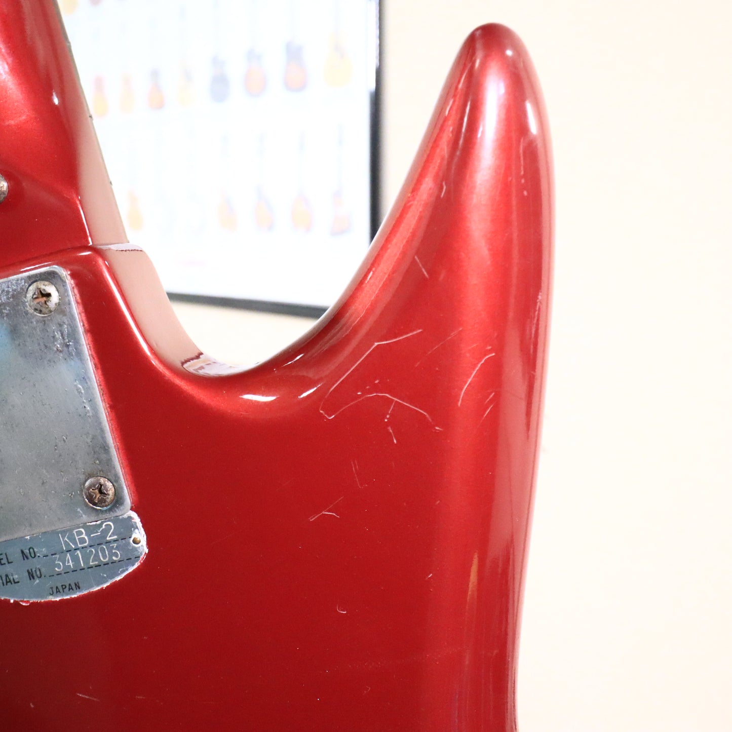 Teisco Shark Fin Short Scale KB-2 Bass Guitar