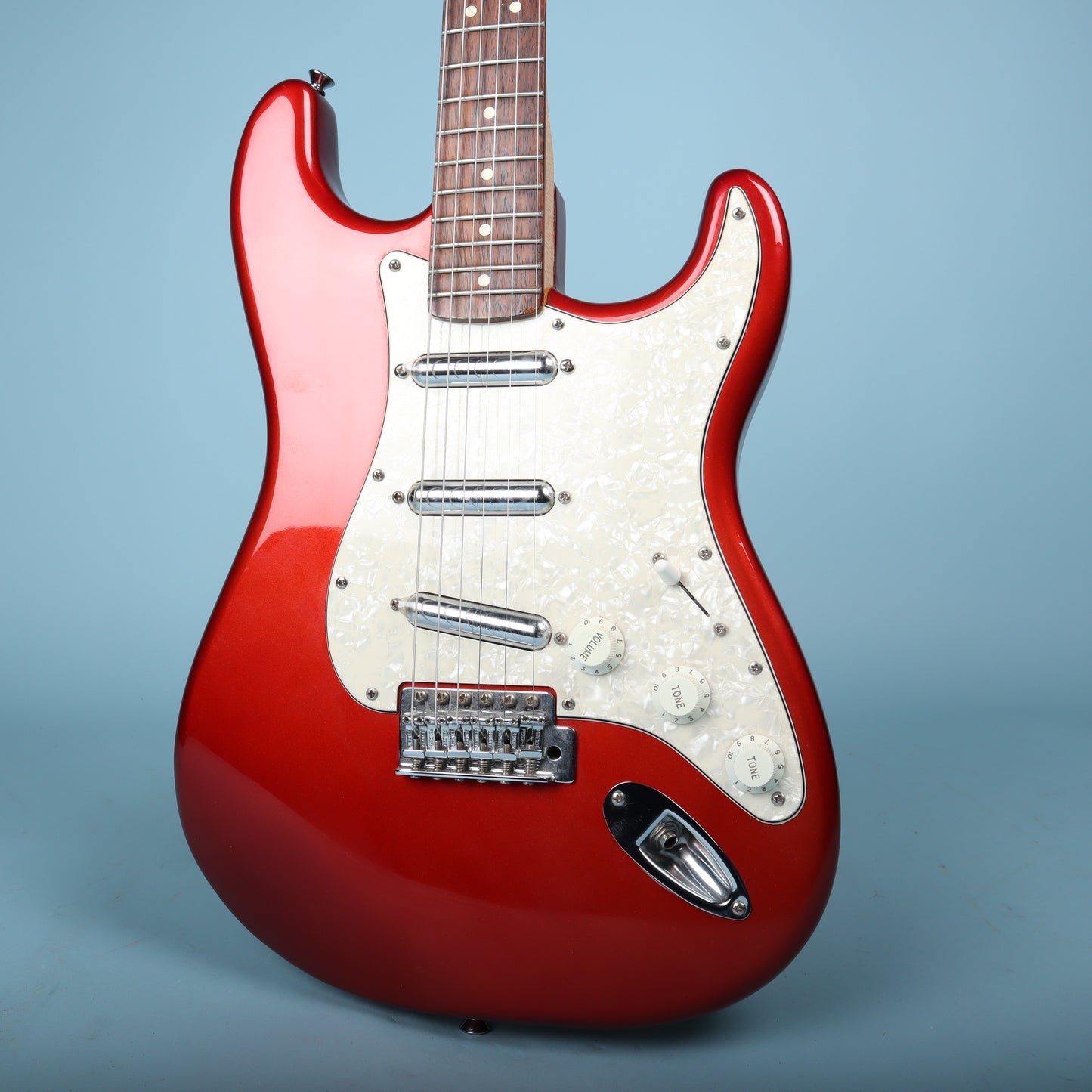 2013 Squier Vintage Modified Surf Stratocaster Metallic Red