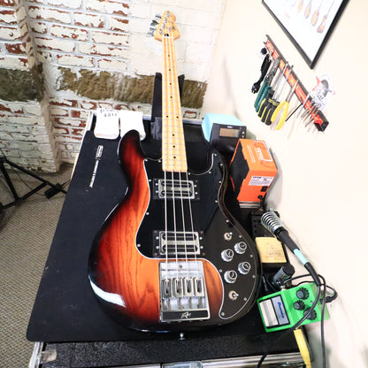 Vintage Original Peavey T-40 Bass Guitar Sunburst USA American