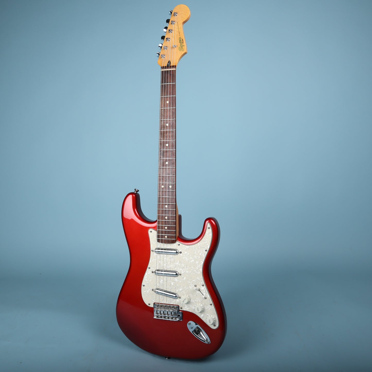 2013 Squier Vintage Modified Surf Stratocaster Metallic Red