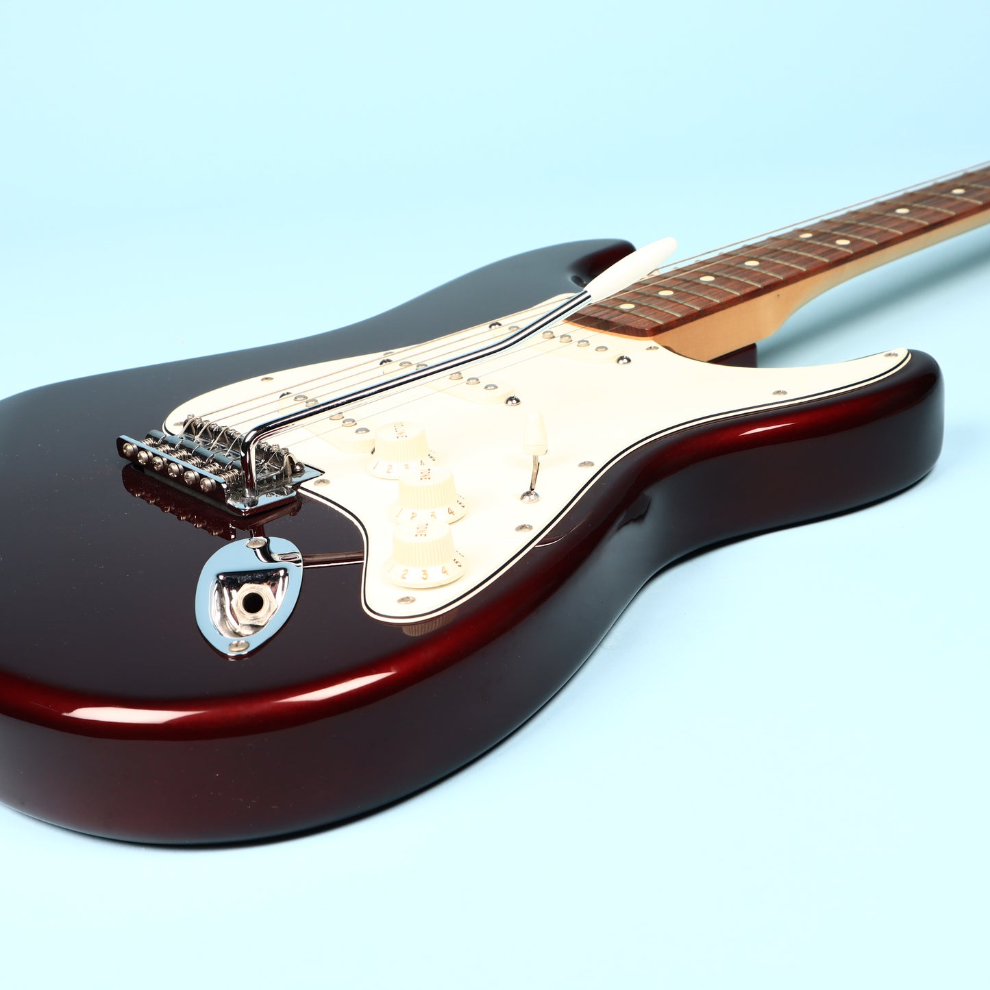 MIM Fender Stratocaster 2001 Electric Guitar Burgundy Mexico