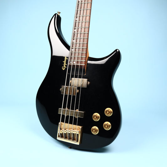 Epiphone 5-String Bass Guitar Black EBM-5 Black