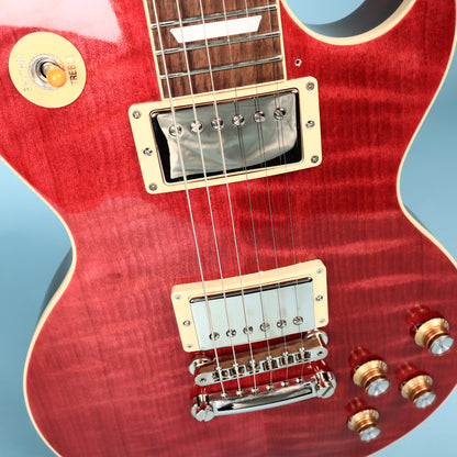 Gibson Les Paul Standard ‘50s Figured Top Electric Guitar Translucent Fuchsia