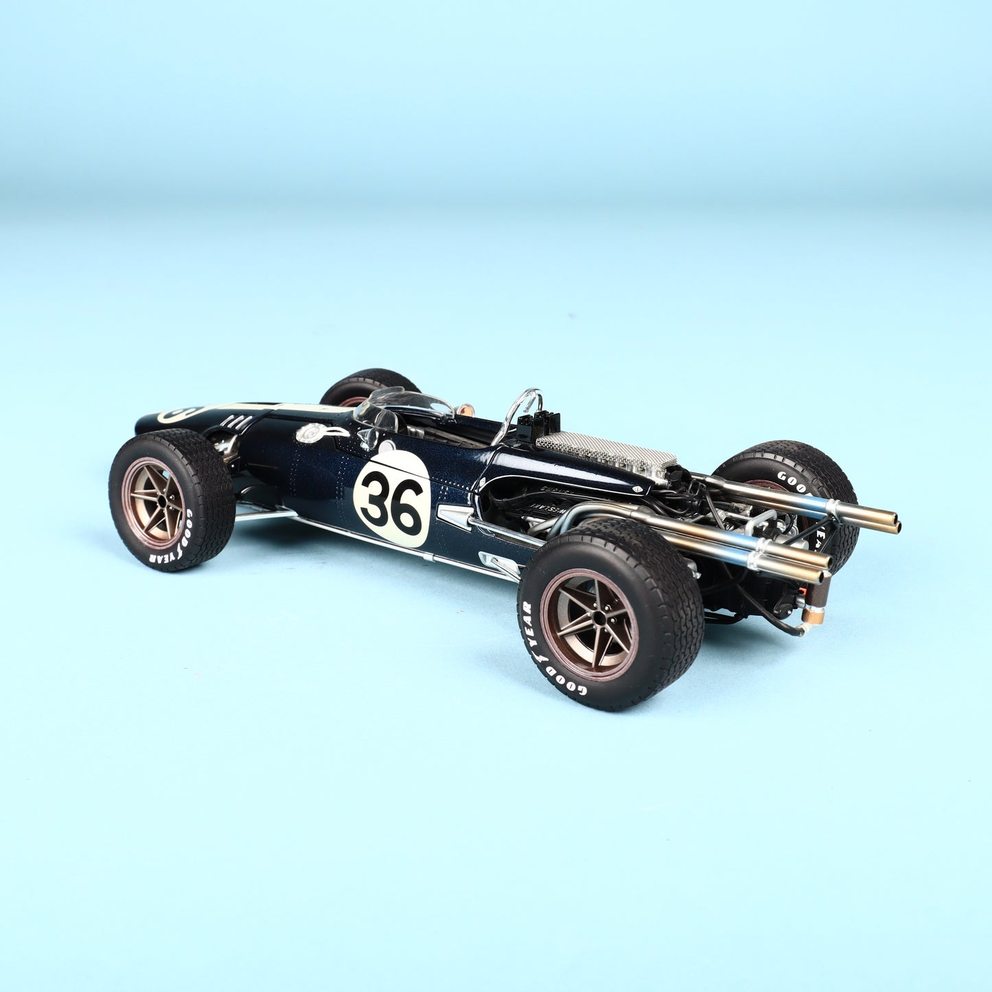 Carousel 1 AAR Eagle Dan Gurney #36 Weslake V-12 1967 Belgium Spa 1:18