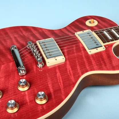Gibson Les Paul Standard ‘50s Figured Top Electric Guitar Translucent Fuchsia