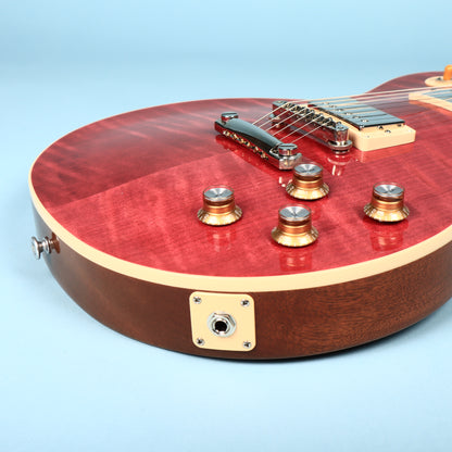 Gibson Les Paul Standard ‘50s Figured Top Electric Guitar Translucent Fuchsia