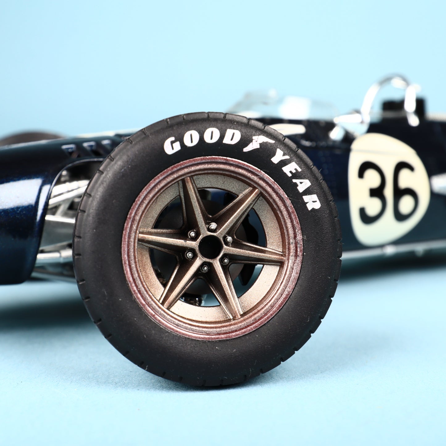 Carousel 1 AAR Eagle Dan Gurney #36 Weslake V-12 1967 Belgium Spa 1:18