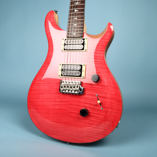 2021 PRS Paul Reed Smith SE Custom 24 Electric Guitar Bonnie Pink w/ Gig Bag