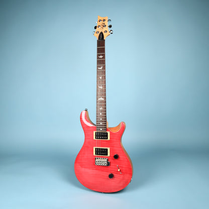 2021 PRS Paul Reed Smith SE Custom 24 Electric Guitar Bonnie Pink w/ Gig Bag