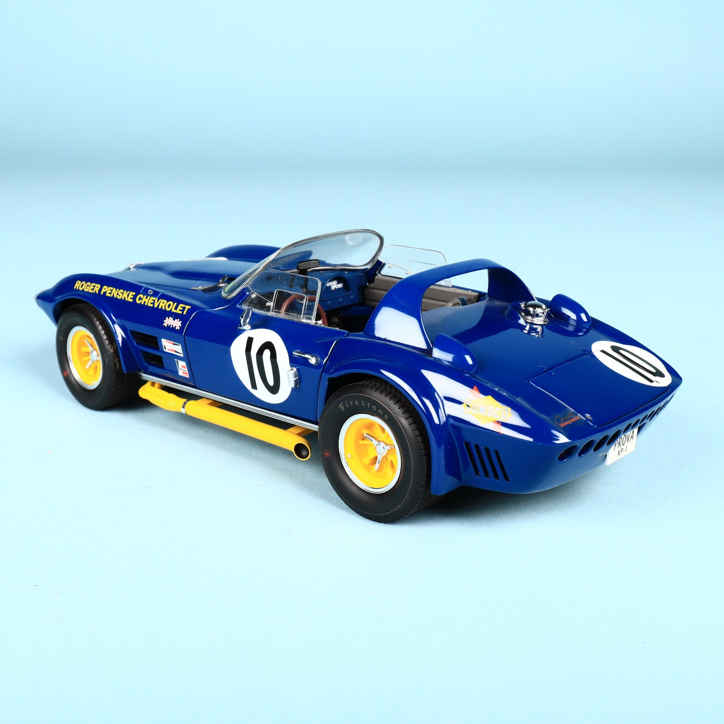 Exoto 1/18 Scale Chevrolet Corvette Grand Sport #10 Blue Sunoco