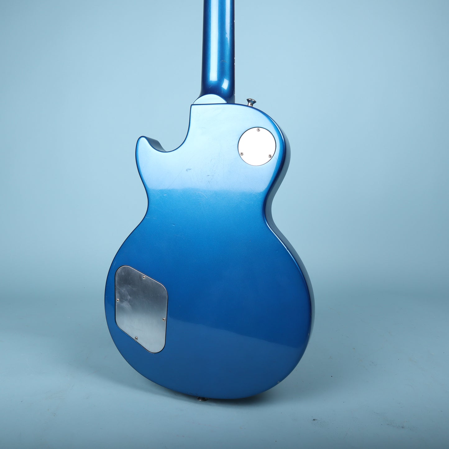 2004 Studio Limited Platinum Sapphire Blue Electric Guitar *Headstock Repair*