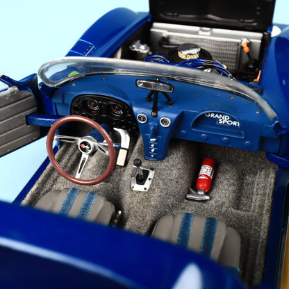 Exoto 1/18 Scale Chevrolet Corvette Grand Sport #10 Blue Sunoco